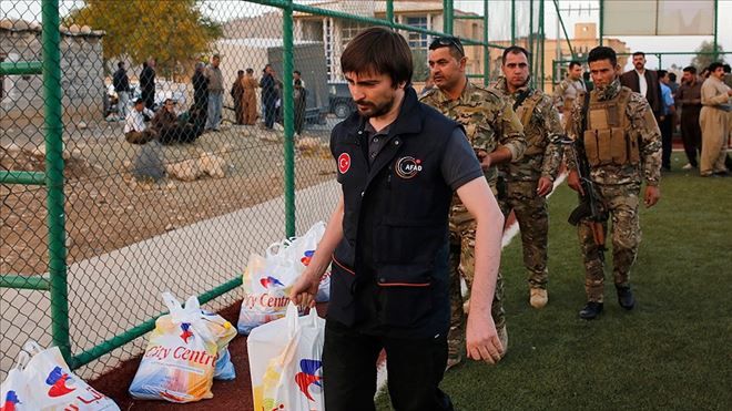 AFAD´dan Iraklı depremzedelere yardım eli