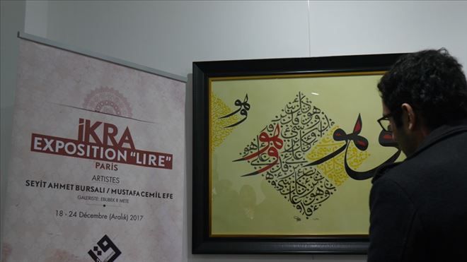  Paris´te İslam hat sanatı sergisi açıldı