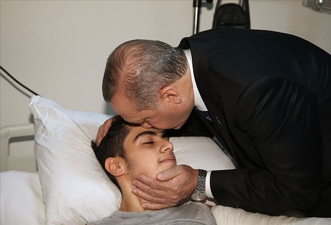 Erdoğan ve Yıldırım´dan hasta ziyareti