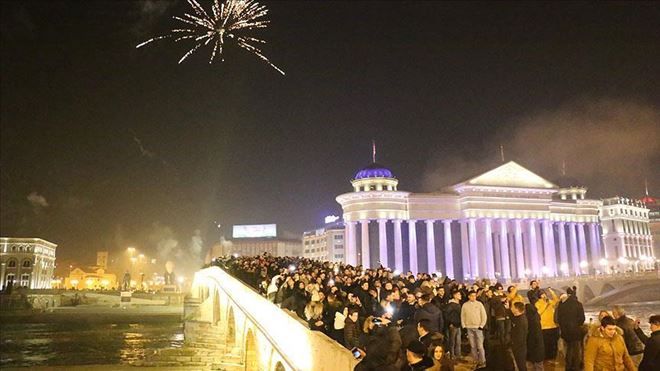 Balkan ülkelerinde yeni yıl coşkuyla karşılandı