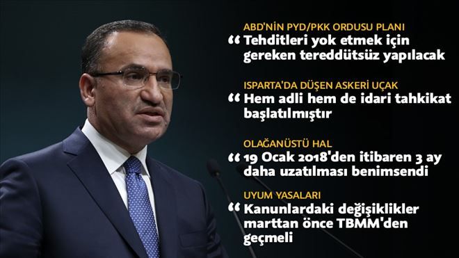 Başbakan Yardımcısı Bozdağ: Türkiye atılması gereken adımları atmakta kararlıdır