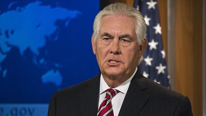 ABD Dışişleri Bakanı Tillerson: Türkiye´nin kaygılarını göz önünde bulunduracağız