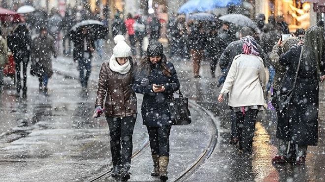 İstanbul ve bazı illere kar uyarısı