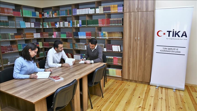 Azerbaycan´da Nuri Paşa Kütüphanesi açıldı