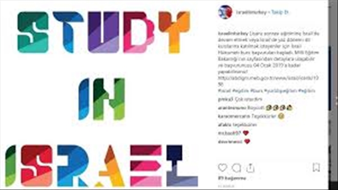 Terörist İsrail öğrencilerimizi eğitecek