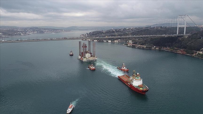 Dev petrol arama platformu, İstanbul Boğazı´ndan geçiyor