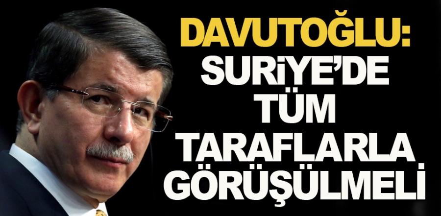 Ahmet Davutoğlu: Suriye