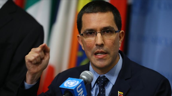 Venezuela Dışişleri Bakanı Arreaza, Mogheri´nin temsilcisini kabul etti