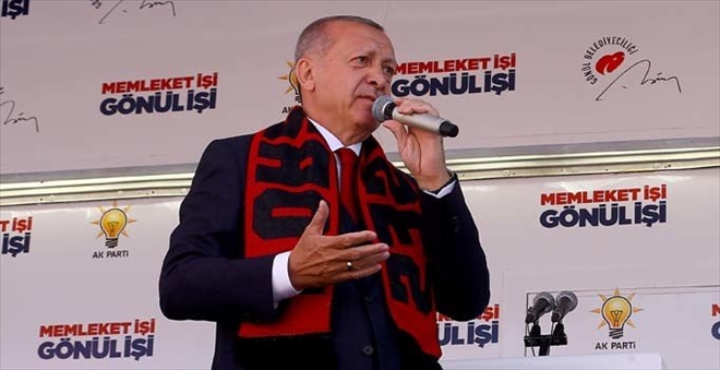 Erdoğan, Eskişehir´de seçim mitinginde bir konuşma gerçekleştirdi.