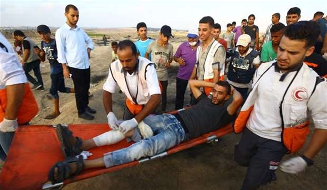 Gazze Şeridi´nin doğusunda bugün (31 Mayıs) ikindiden sonra Büyük Dönüş Yürüyüşü faaliyetleri kapsamında gerçekleştirilen yürüyüşlere işgal güçlerinin ateş açması sonucu çok sayıda gösterici yaralandı.