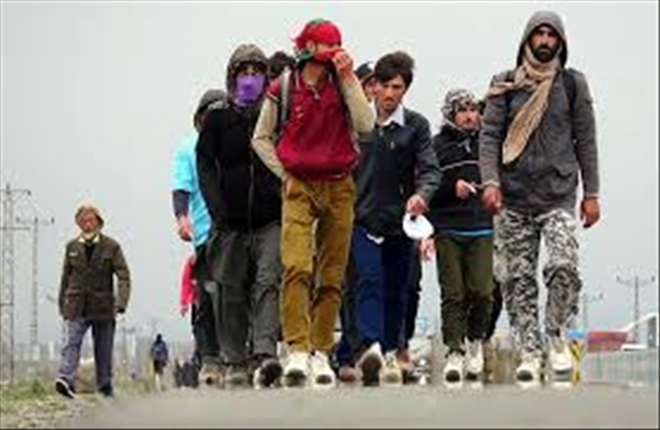 E-80, göçmen karayolu oldu: Saklanmadan yürüyerek geliyorlar