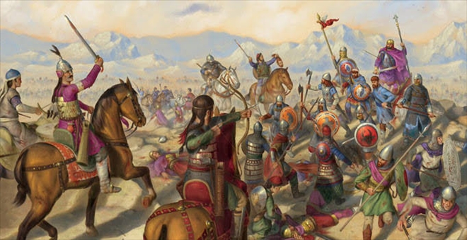 Sultan Alparslan, Malazgirt savaşı ve Kürtler