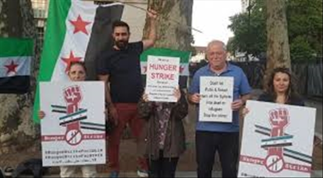 Londra´da İdlib için açlık grevi