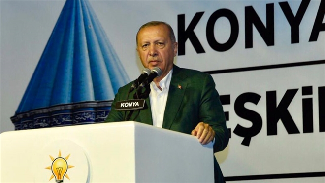 Erdoğan, Konya´da konuştu: Kağıt üzerinde üyemiz olup gönlünü bizden ayıran varsa onları ayıklamaktan çekinmeyiz