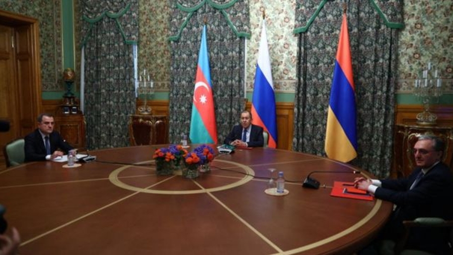 Azerbaycan ve Ermenistan dışişleri bakanları Moskova