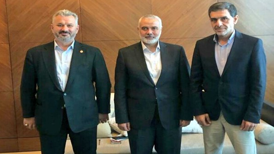 Ak Parti Filistin -Türkiye Dostluk Grubu Başkanı Hasan Turan, Hamas Lideri İsmail Heniyye Filistin Davasını Görüştü