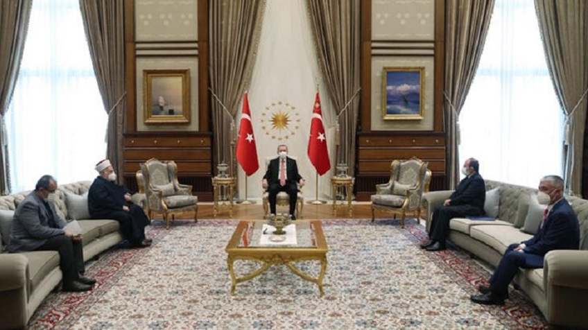 Şeyh İkrime Sabri, Erdoğan