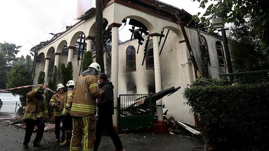 Vaniköy Camii yangınının nedeni belli oldu