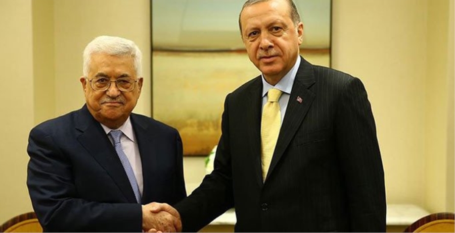 Cumhurbaşkanı Erdoğan, Filistin lideri Abbas