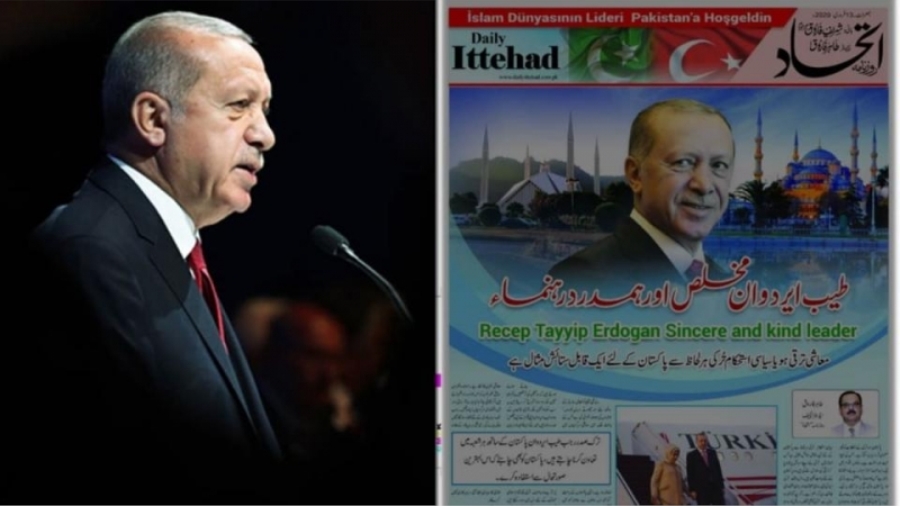 Cumhurbaşkanı Erdoğan Pakistan basınında: İslam dünyasının lideri hoş geldin