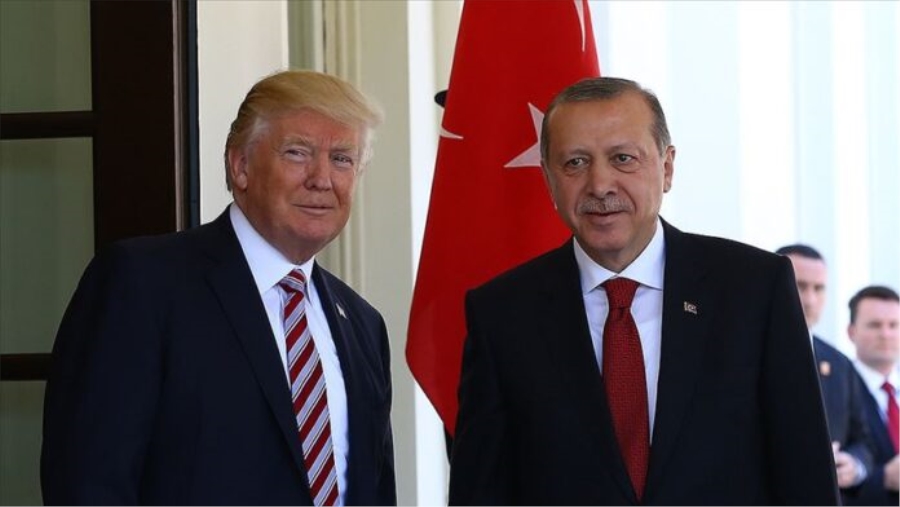 Erdoğan, Trump ile görüştü..