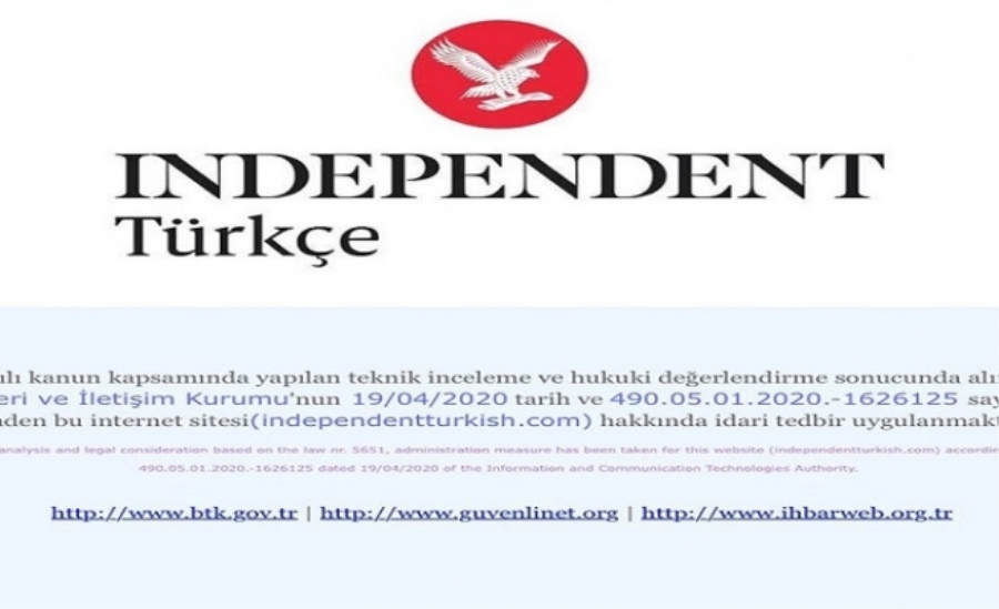 İndependent Türkçe erişime kapatıldı