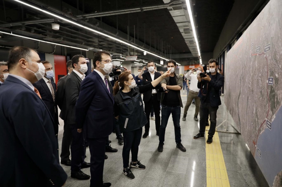 Kovid-19 yüzünden İspanyol çalışanlar gelemedi, Mecidiyeköy-Mahmutbey Metro Hattı