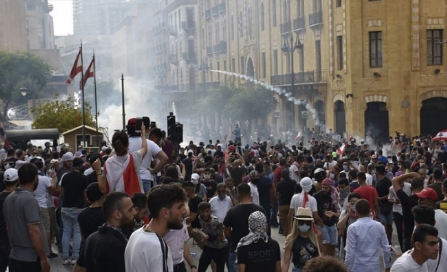 Lübnan’daki gösterilerde 85 kişi yaralandı
