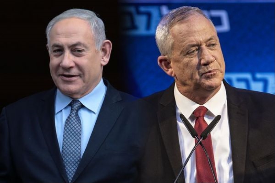 Netanyahu ile Gantz arasında 
