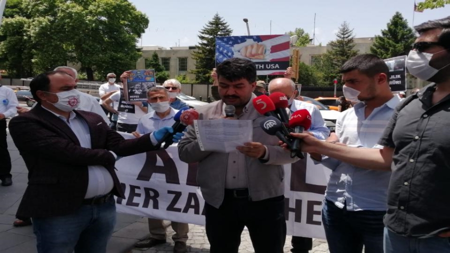 Mazlumder Ankara Şubesi ABD Irkçılığına Karşı  Eylem Gerçekleştirdi...