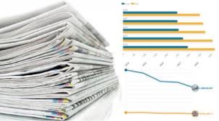 Gazete ve dergi sayısı yüzde 8 azaldı..