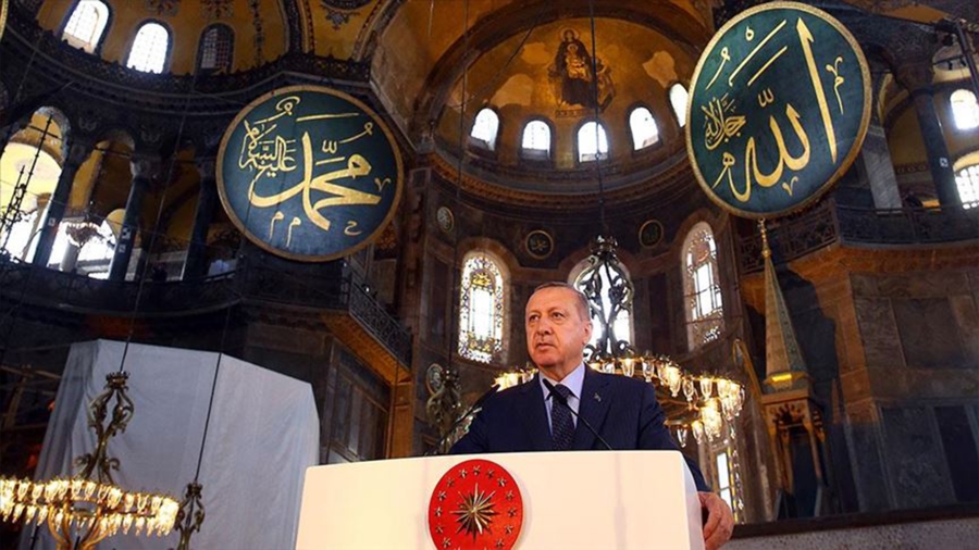 Erdoğan: Çok fazla gürültü çıkaran ülkelerin gayesi Ayasofya ve Doğu Akdeniz değil, bizim varlığımız