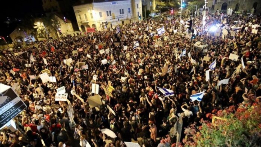 Netanyahu karşıtı gösteriler ülke geneline yayılıyor..