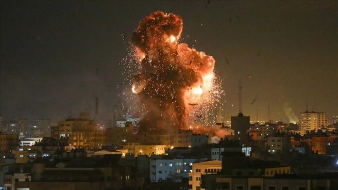 İsrail Hamas’a ait bazı noktaları vurdu..