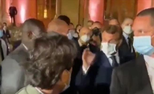 Macron, Hizbullah lideriyle yaptığı görüşmeyi haberleştiren gazeteciyi azarladı