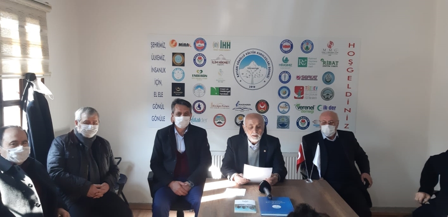 Kayseri Gönüllü Kültür Kuruluşları Derneği bir basın açıklaması düzenledi