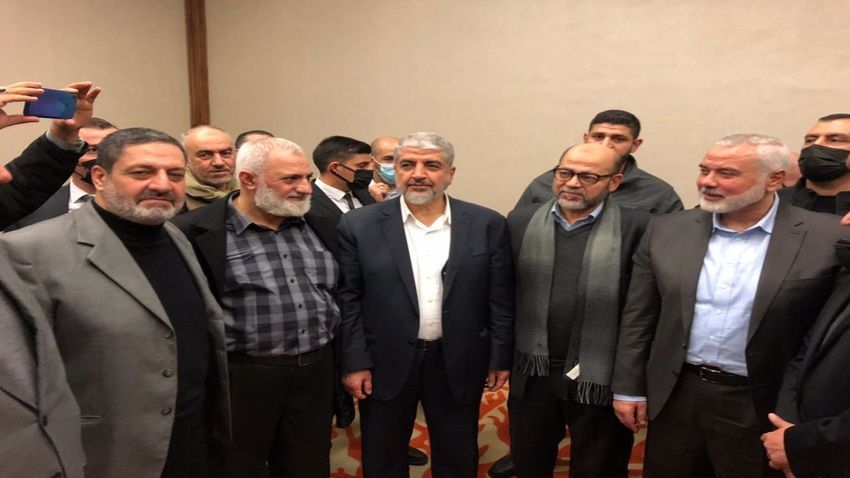 Hamas lideri İsmail Heniyye ile Tevhid Hareketi Lideri Bilal Şaban İstanbul