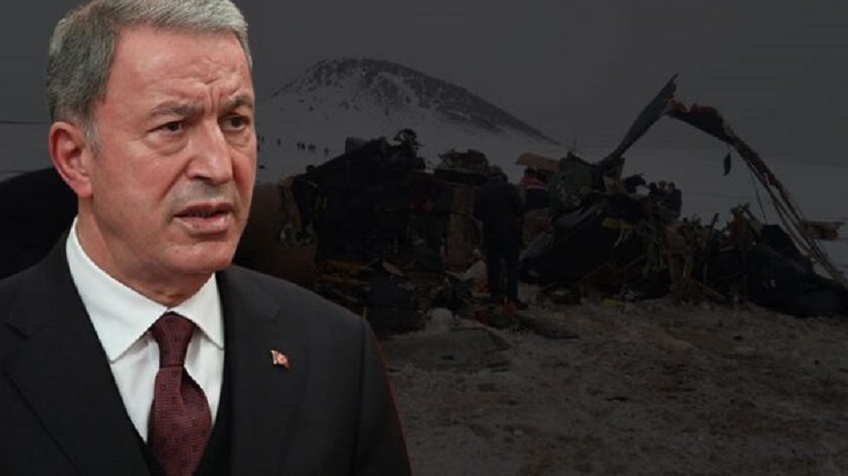 Hulusi Akar, Bitlis’teki askeri helikopterin düşüş nedenini açıkladı