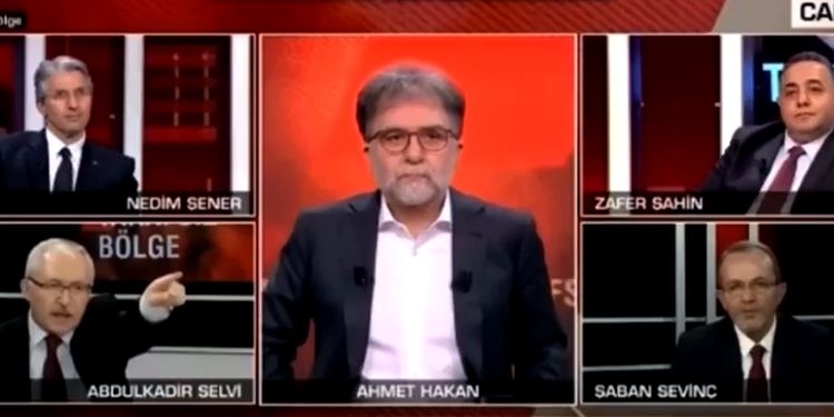 CNN Türk canlı yayını karıştı! Selvi ve Şaban Sevinç birbirine girdi