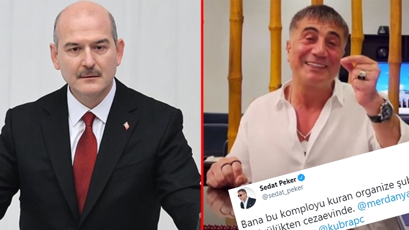 Süleyman Soylu canlı yayında, Sedat Peker Twitter