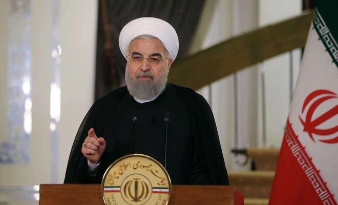 İran Cumhurbaşkanı Ruhani: Siyonist rejimin iki büyük fitnesi yenilgiye uğramaktadır