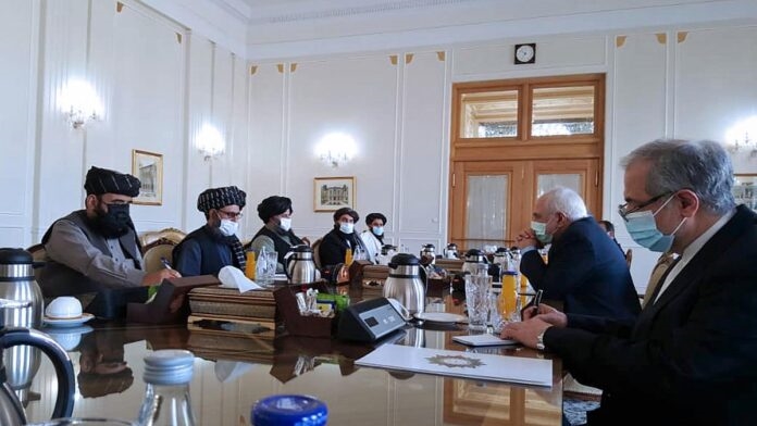 Afgan hükümeti ve Taliban temsilcileri İran’da bir araya geldi