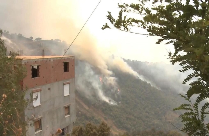 Cezayir’deki yangınlarda sabotaj şüphesi