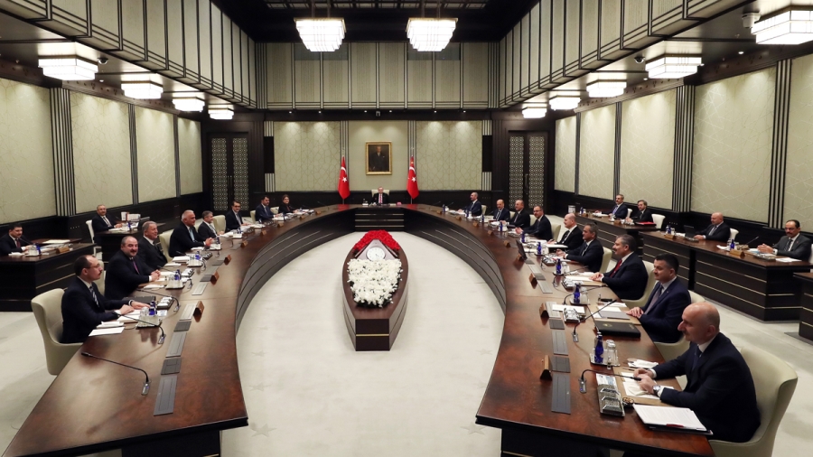 Bakanlar toplantısı Erdoğan başkanlığında başladı