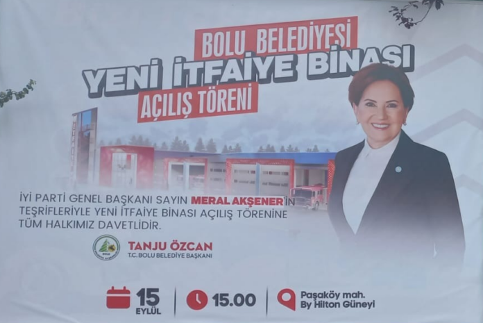Akşener, CHP’den ihracı istenen Tanju Özcan’la birlikte açılışa katılacak