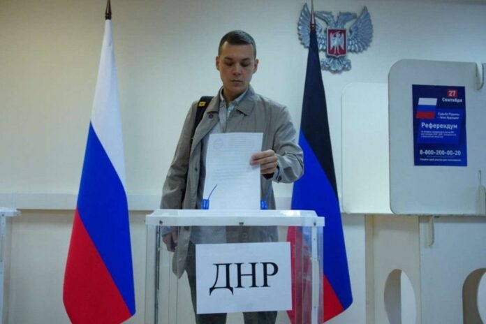 Rusya’nın işgali altındaki Doğu Ukrayna’da Rusya’ya katılım referandumlarında ilk sonuçlar: Yüzde 98 ‘evet’