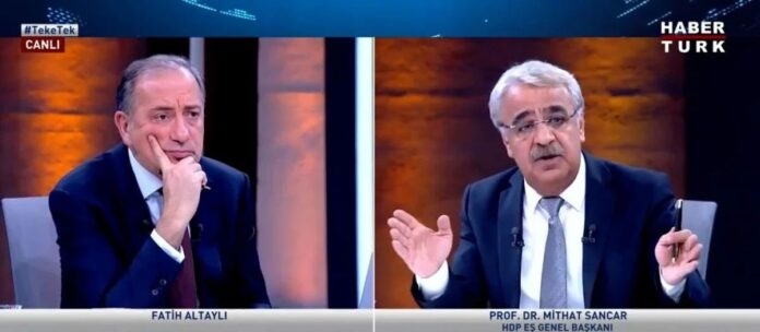 Uzun yıllardan sonra ilk kez bir HDP lideri televizyonda… Sancar: “Seçmenlerimizin yüzde 74’ü ‘doğru olan HDP’nin kendi adayını belirlemesidir’ diyor”