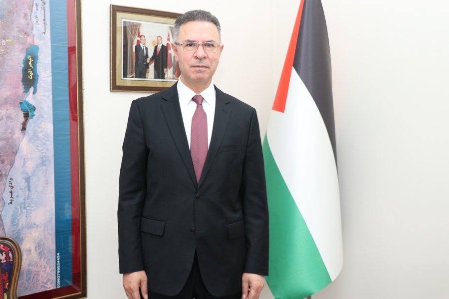 Filistin Ankara Büyükelçisi Mustafa: Başkenti Kudüs olan özgür Filistin devleti için mücadelemiz devam edecek