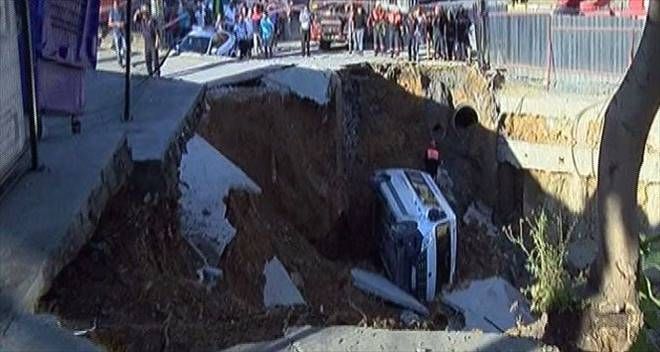 AVM İNŞAATINDA GÖÇÜK