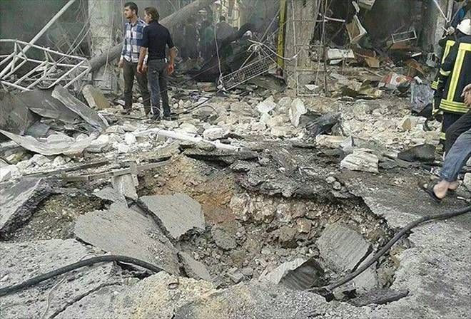 SURİYE´DE VARİL BOMBALI SALDIRI